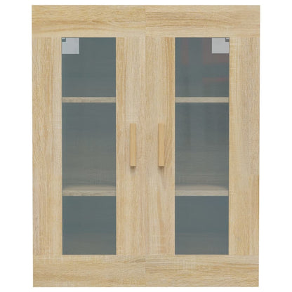 Armadietto Pensile a Parete Rovere Sonoma 69,5x34x90 cm - homemem39