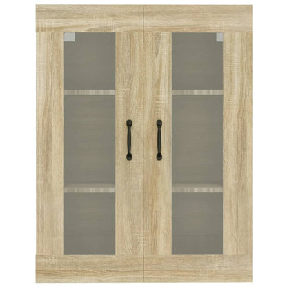 Armadietto Pensile a Parete Rovere Sonoma 69,5x34x90 cm - homemem39