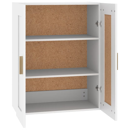 Mobile a Parete Bianco 69,5x32,5x90 cm in Legno Multistrato | homemem39