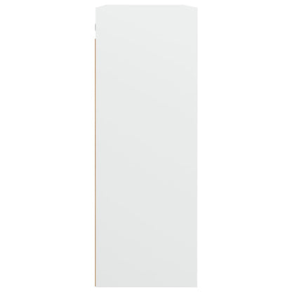 Armadietto Pensile a Parete Bianco 69,5x32,5x90 cm - homemem39