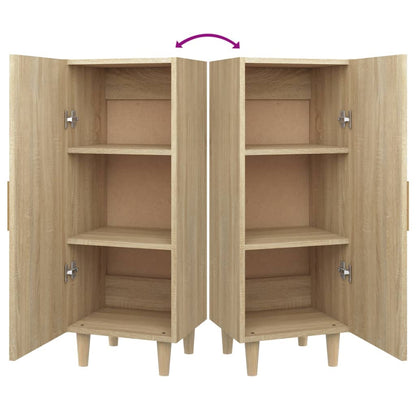 Credenza Rovere Sonoma 34,5x34x90 cm in Legno Multistrato - homemem39