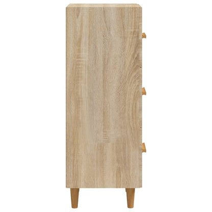 Credenza Rovere Sonoma 34,5x34x90 cm in Legno Multistrato - homemem39