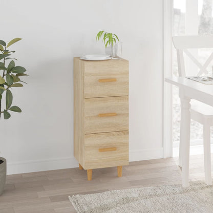 Credenza Rovere Sonoma 34,5x34x90 cm in Legno Multistrato - homemem39