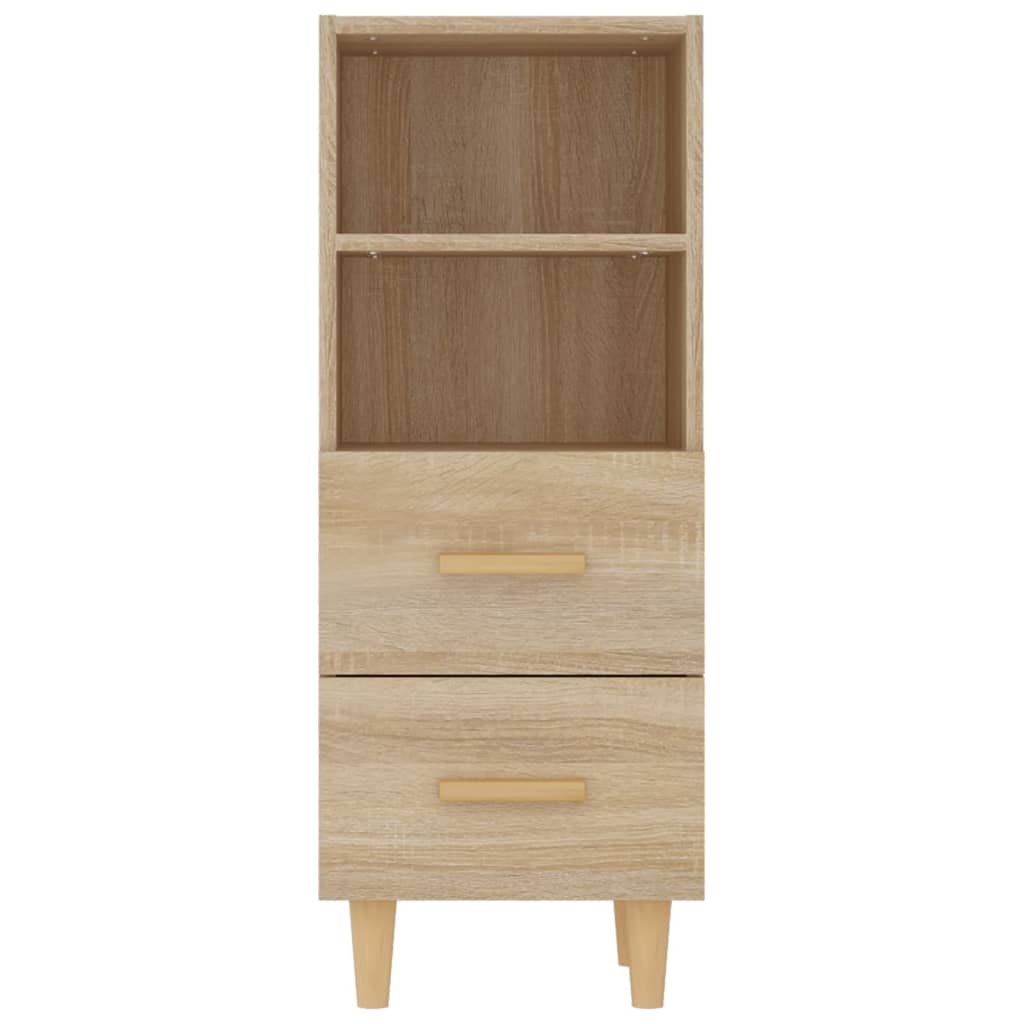 Credenza Rovere Sonoma 34,5x34x90 cm in Legno Multistrato - homemem39