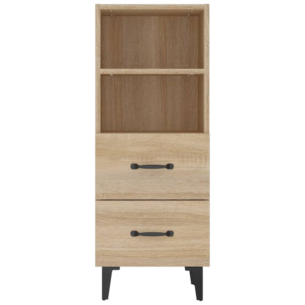 Credenza Rovere Sonoma 34,5x34x90 cm in Legno Multistrato - homemem39
