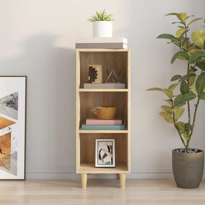 Credenza Rovere Sonoma 34,5x32,5x90 cm in Legno Multistrato - homemem39