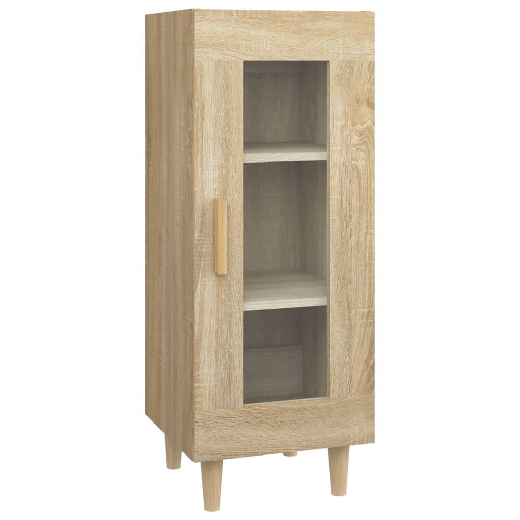Credenza Rovere Sonoma 34,5x34x90 cm in Legno Multistrato - homemem39