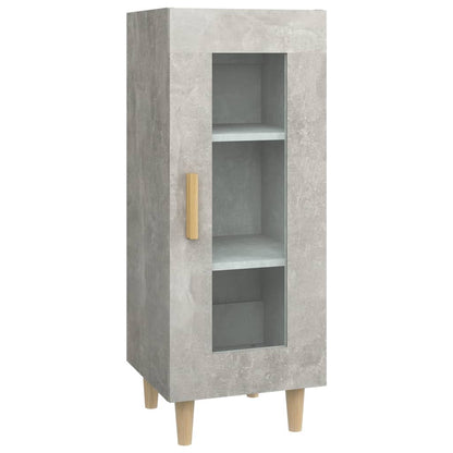 Credenza Grigio Cemento 34,5x34x90 cm in Legno Multistrato - homemem39
