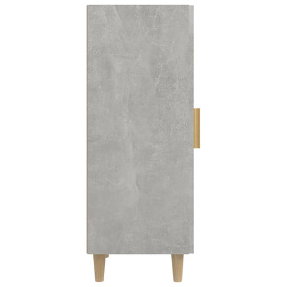 Credenza Grigio Cemento 34,5x34x90 cm in Legno Multistrato - homemem39