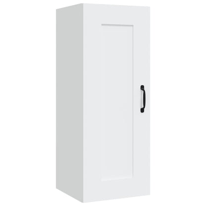 Armadietto a Muro Bianco 35x34x90 cm in Legno Multistrato - homemem39