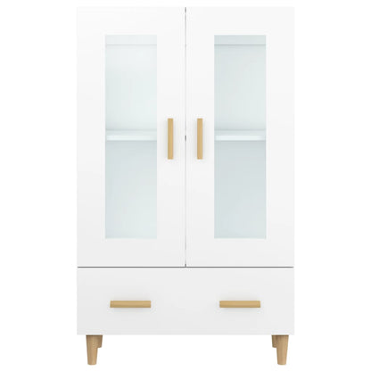 Credenza Bianca 70x31x115 cm in Legno Ingegnerizzato - homemem39