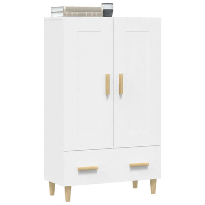 Credenza Bianca 70x31x115 cm in Legno Ingegnerizzato | homemem39
