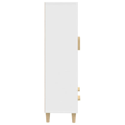 Credenza Bianca 70x31x115 cm in Legno Ingegnerizzato | homemem39