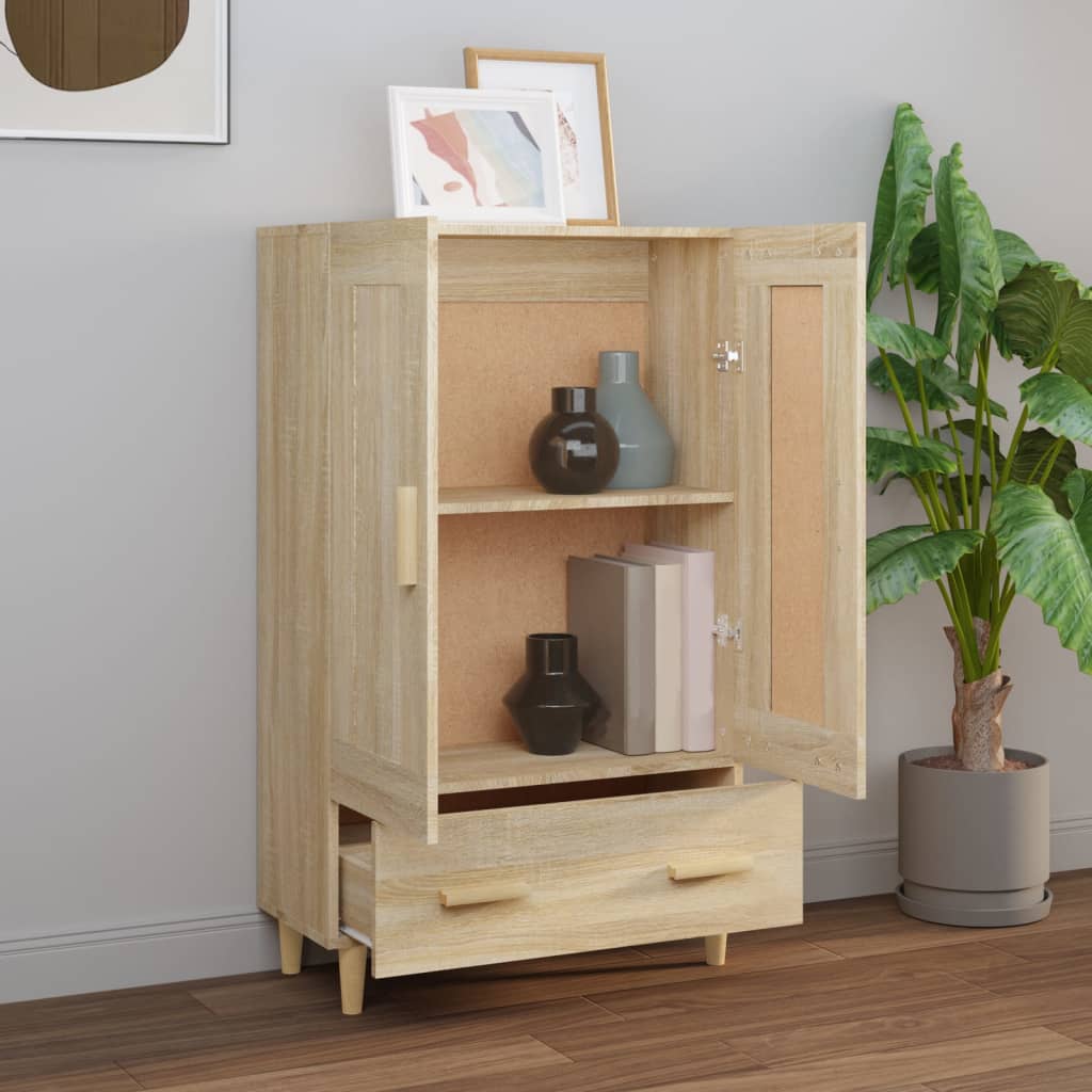 Credenza Rovere Sonoma 70x31x115 cm in Legno Multistrato | homemem39