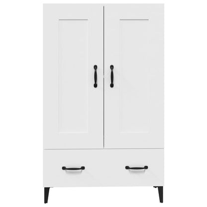 Credenza Bianca 70x31x115 cm in Legno Ingegnerizzato | homemem39