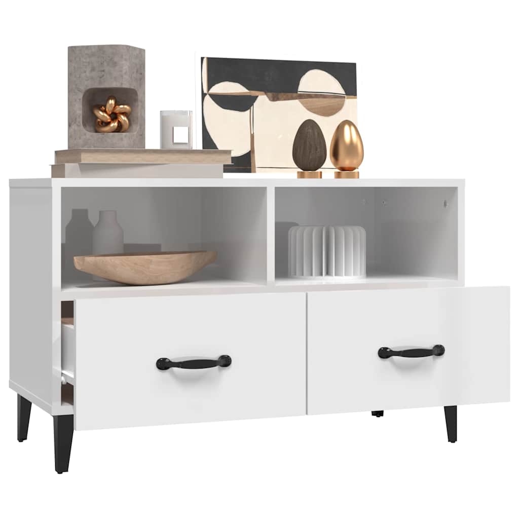 Mobile Porta TV 80x36x50 cm in legno multistrato