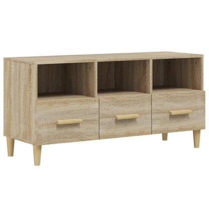 Mobile Porta TV Rovere Sonoma 102x36x50 cm Legno Multistrato | homemem39