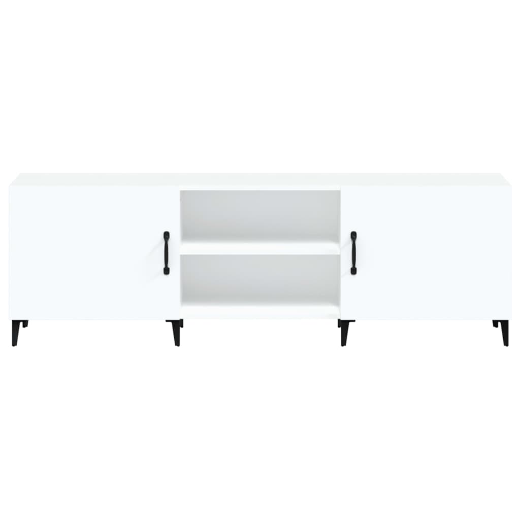 Mobile Porta TV Bianco 150x30x50 cm in Legno Multistrato - homemem39