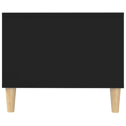Tavolino da Salotto Nero 102x50x40 cm in Legno Multistrato