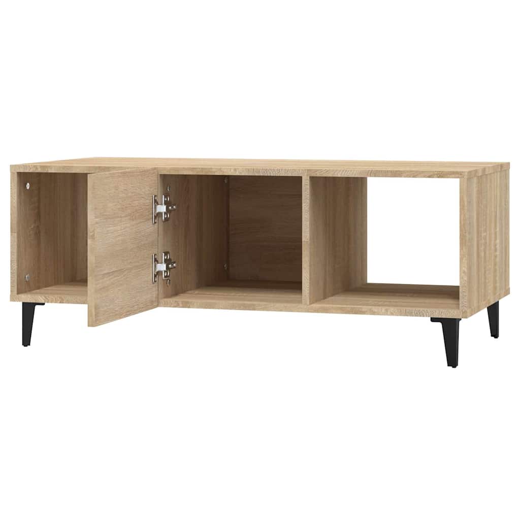 Tavolino da Salotto Rovere Sonoma 102x50x40cm Legno Multistrato