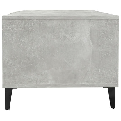 Tavolino Salotto Grigio Cemento 102x50x40 cm Legno Multistrato | homemem39
