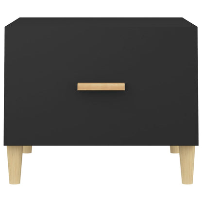 Tavolino da Salotto Nero 50x50x40 cm in Legno Multistrato | homemem39