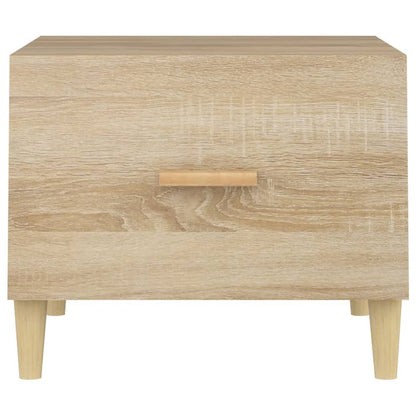 Tavolini Salotto 2pz Rovere Sonoma 50x50x40cm Legno Multistrato | homemem39