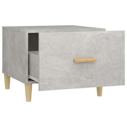 Tavolini Salotto 2pz Grigio Cemento 50x50x40 Legno Multistrato | homemem39