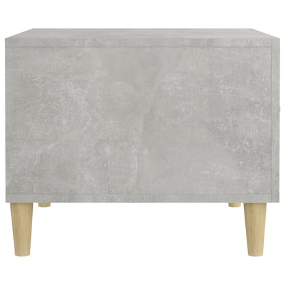 Tavolini Salotto 2pz Grigio Cemento 50x50x40 Legno Multistrato | homemem39