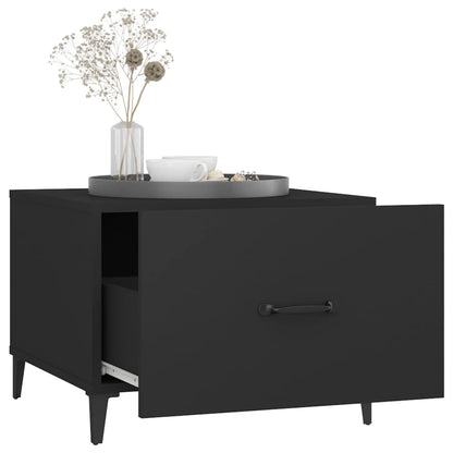 Tavolini da Salotto Gambe in Metallo 2 pz Neri 50x50x40 cm | homemem39