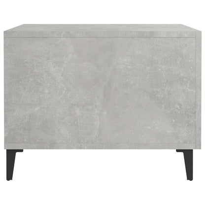 Tavolini Salotto Gambe in Metallo 2pz Grigio Cemento 50x50x40cm | homemem39