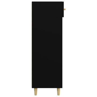 Scarpiera Nera 60x35x105 cm in Legno Multistrato - homemem39