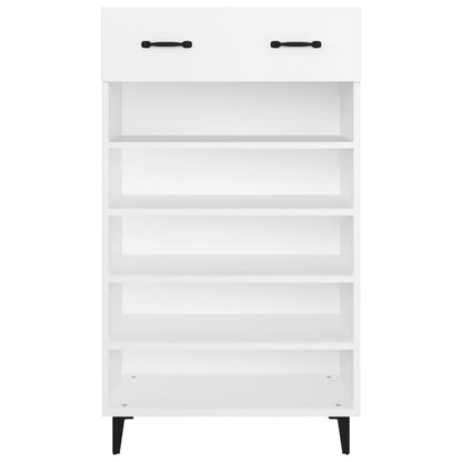 Scarpiera Bianca 60x35x105 cm in Legno Multistrato - homemem39