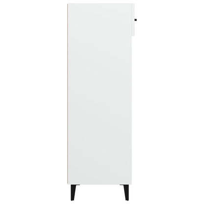 Scarpiera Bianca 60x35x105 cm in Legno Multistrato - homemem39