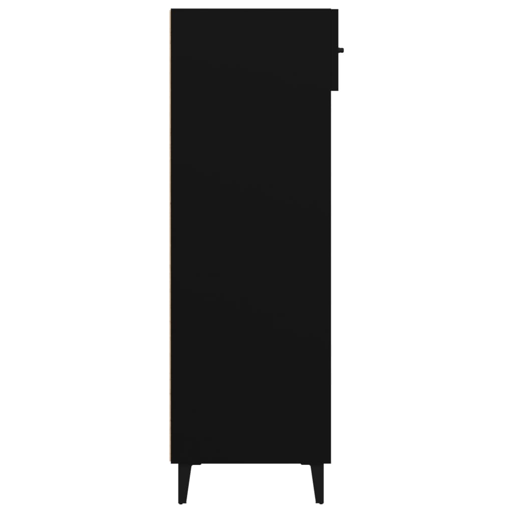 Scarpiera Nera 60x35x105 cm in Legno Multistrato - homemem39