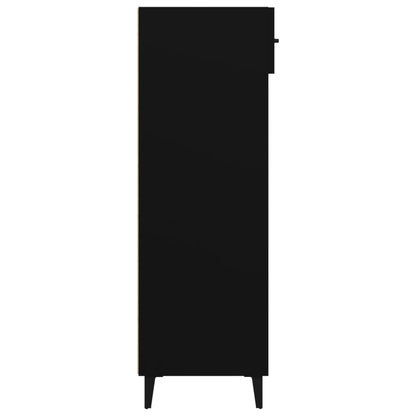 Scarpiera Nera 60x35x105 cm in Legno Multistrato - homemem39