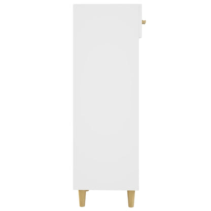 Scarpiera Bianca 30x35x105 cm in Legno Multistrato - homemem39