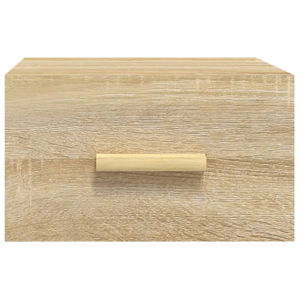 Comodino a Muro Rovere Sonoma 35x35x20 cm - homemem39