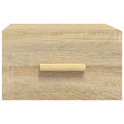 Comodino a Muro Rovere Sonoma 35x35x20 cm - homemem39