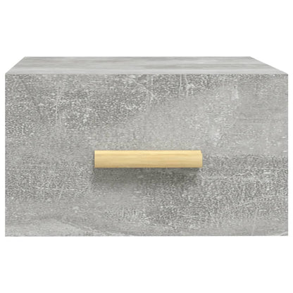 Comodini a Muro 2 pz Grigio Cemento 35x35x20 cm - homemem39