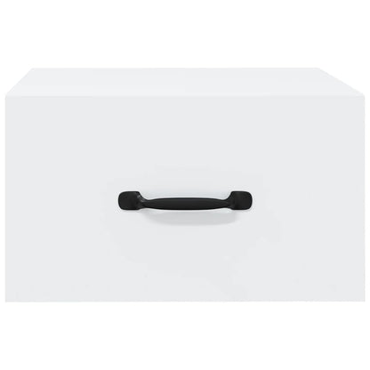 Comodini a Muro 2 pz Bianchi 35x35x20 cm - homemem39