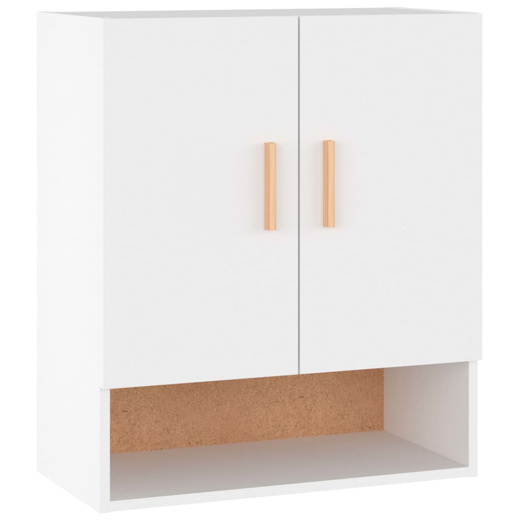 Armadietto a Muro Bianco 60x31x70 cm in Legno Multistrato | homemem39