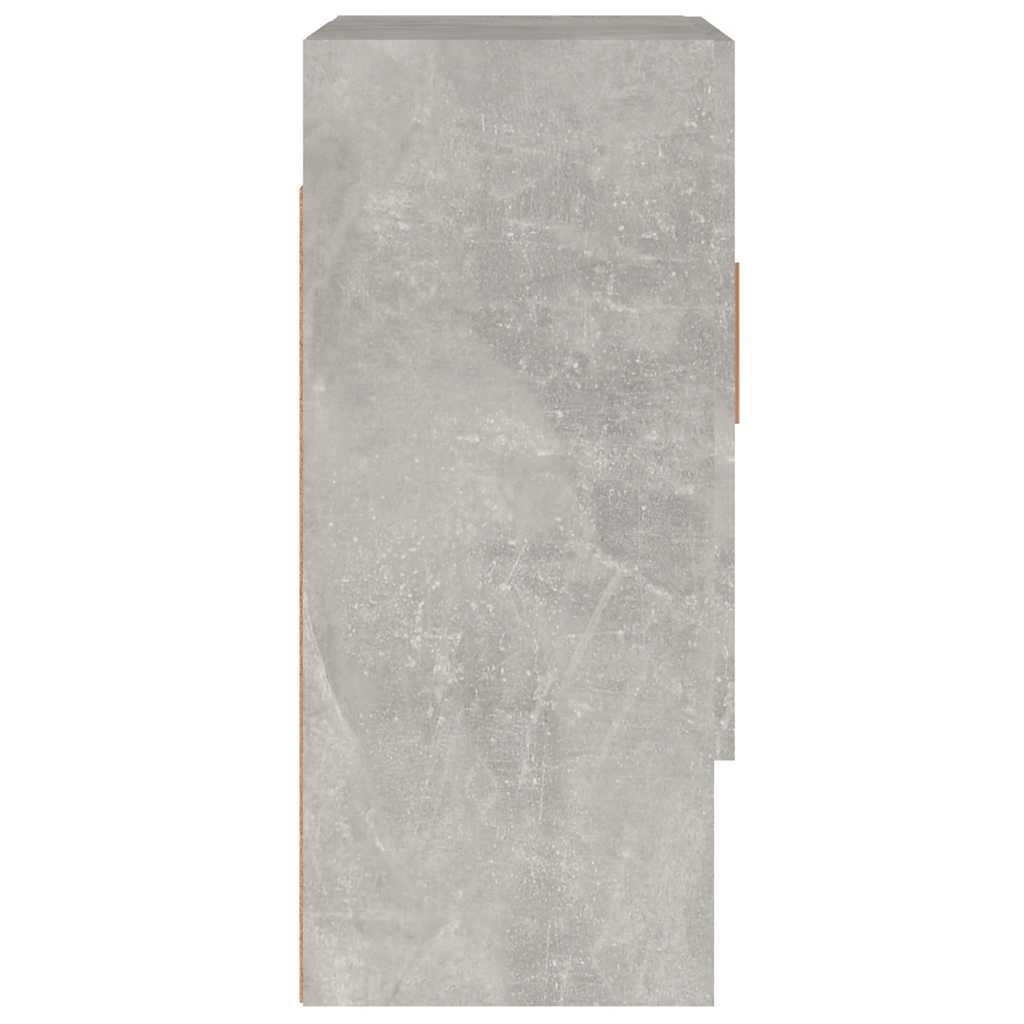 Armadietto a Muro Grigio Cemento 60x31x70 cm Legno Multistrato | homemem39