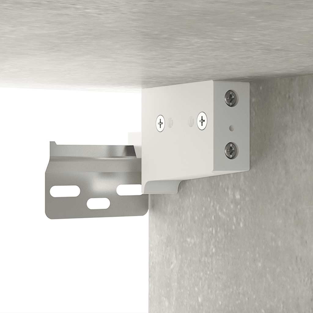Armadietto a Muro Grigio Cemento 60x31x70 cm Legno Multistrato | homemem39