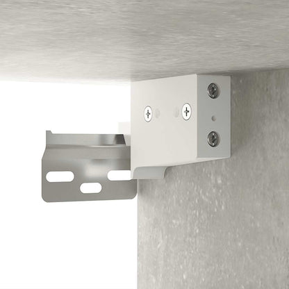Armadietto a Muro Grigio Cemento 60x31x70 cm Legno Multistrato | homemem39