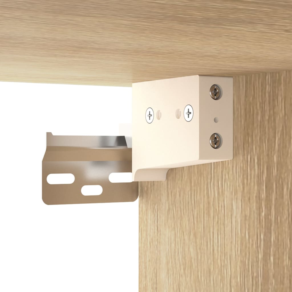Armadietto a Muro Rovere Sonoma 60x30x60 cm Legno Multistrato - homemem39
