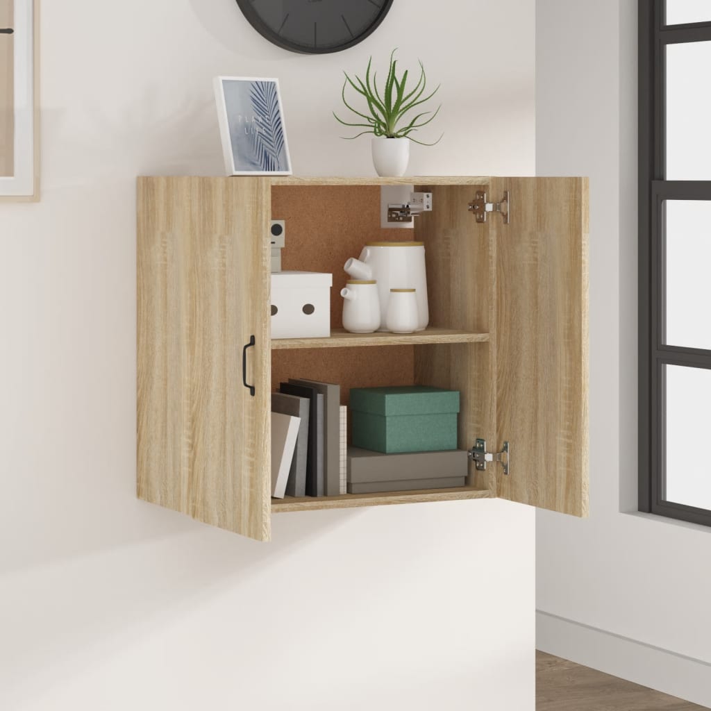 Armadietto a Muro Rovere Sonoma 60x31x60 cm Legno Multistrato | homemem39