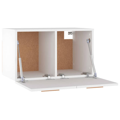 Mobile a Parete Bianco 60x36,5x35 cm in Legno Multistrato | homemem39