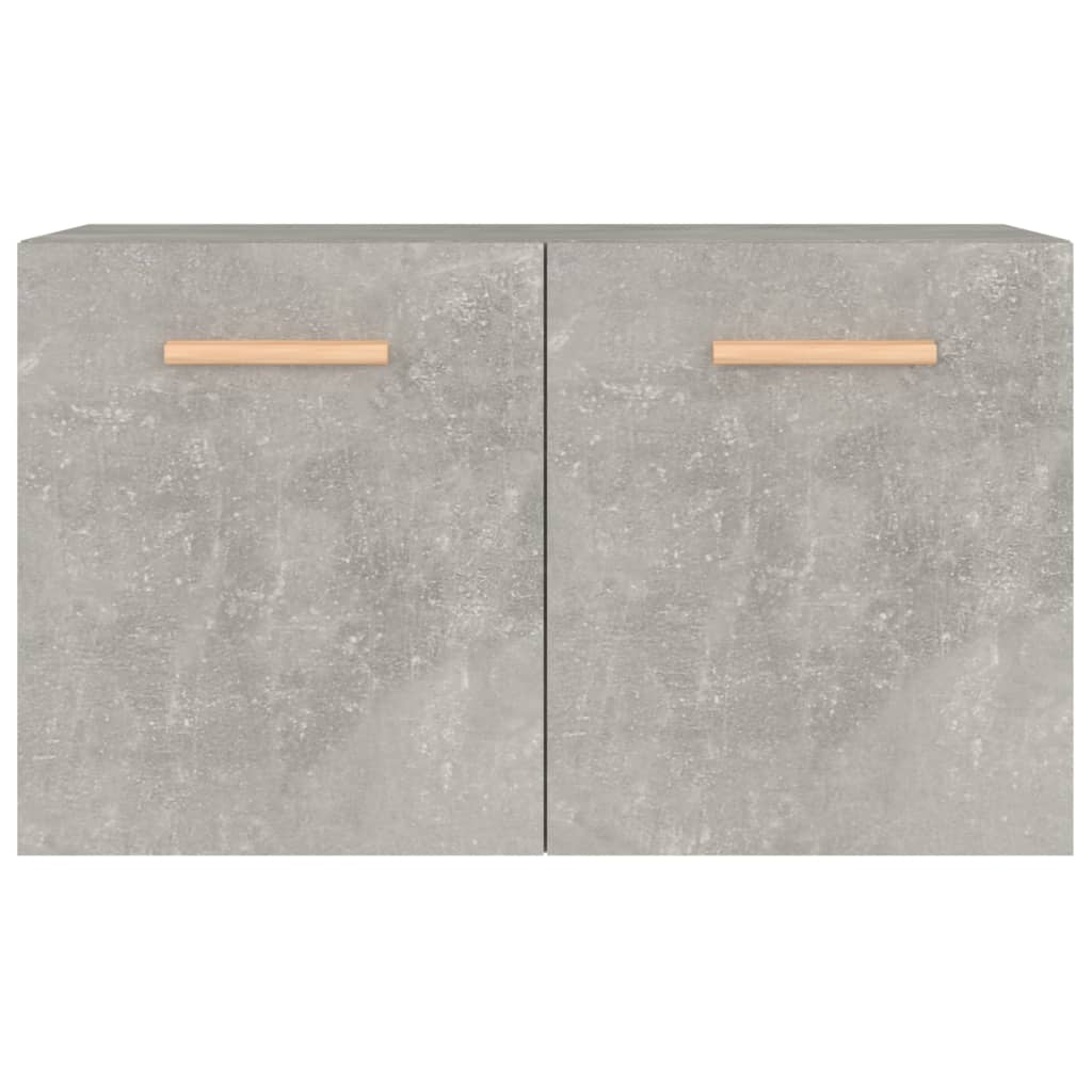 Mobile a Parete Grigio Cemento 60x36,5x35 cm Legno Multistrato | homemem39