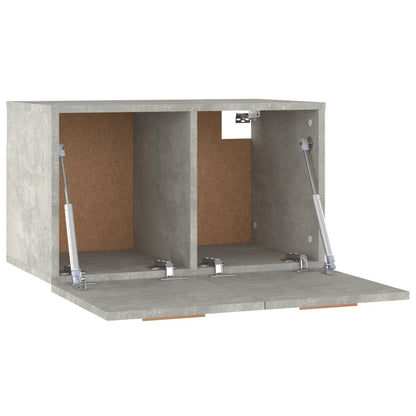 Mobile a Parete Grigio Cemento 60x36,5x35 cm Legno Multistrato | homemem39